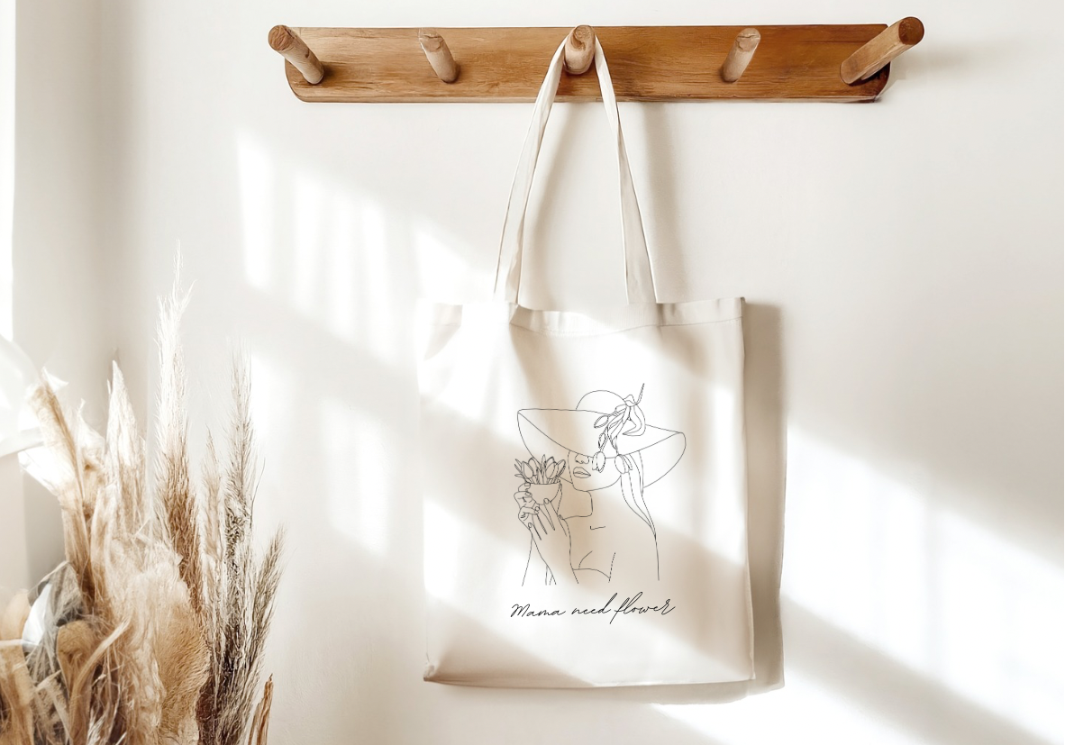 Sac réutilisable mama need flower