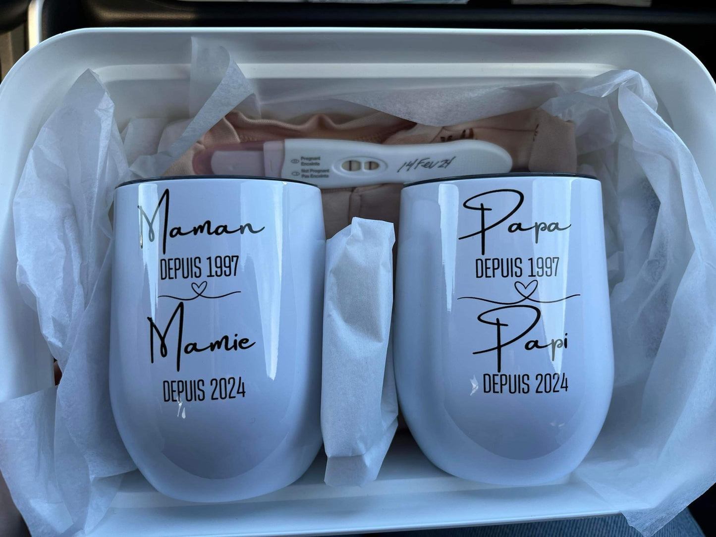 Annonce grossesse - Ensemble de 2