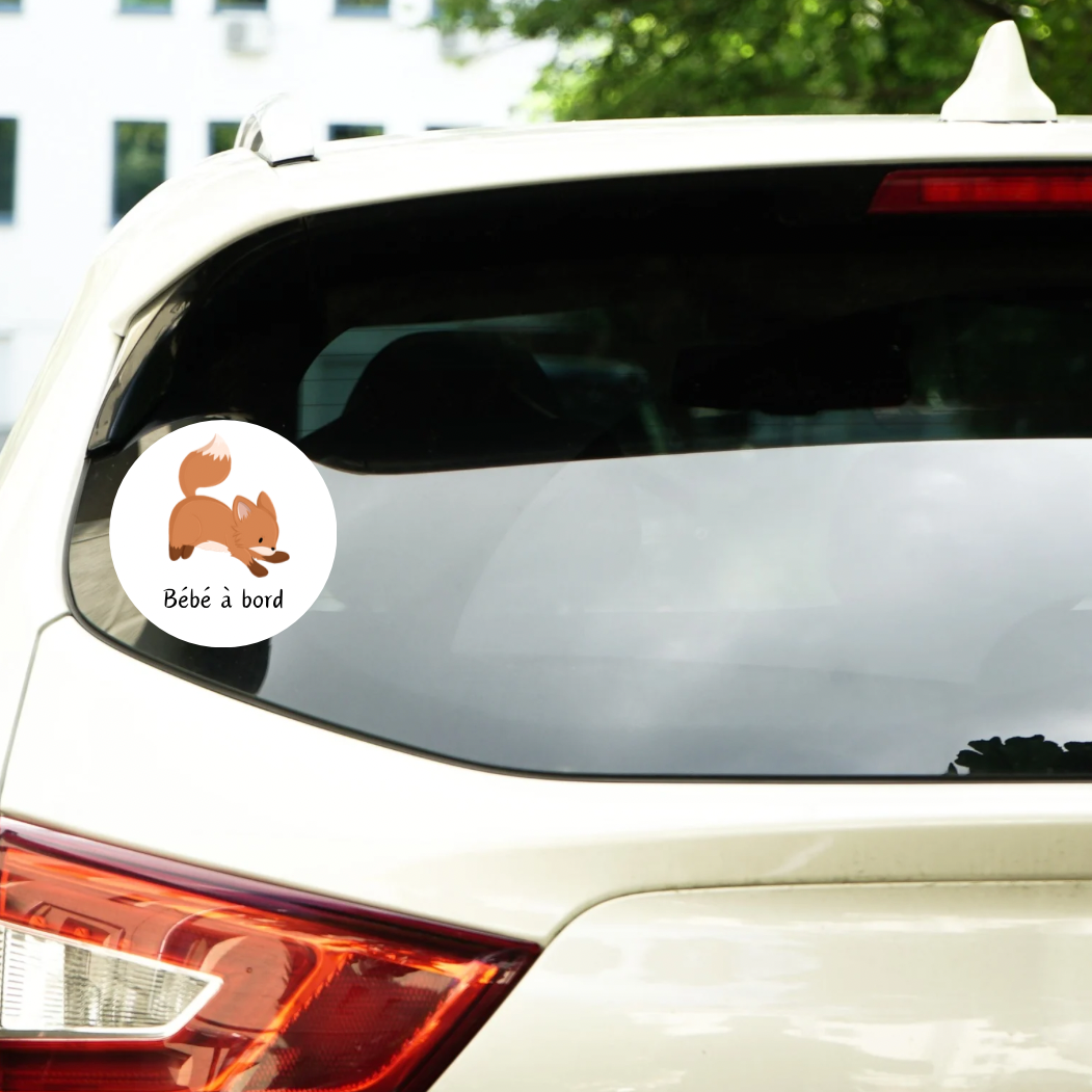 Collant - bébé à bord renard