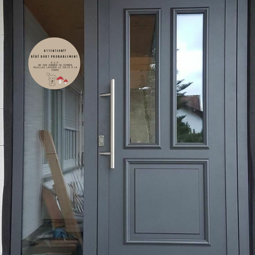 Collant bébé dort - champignon