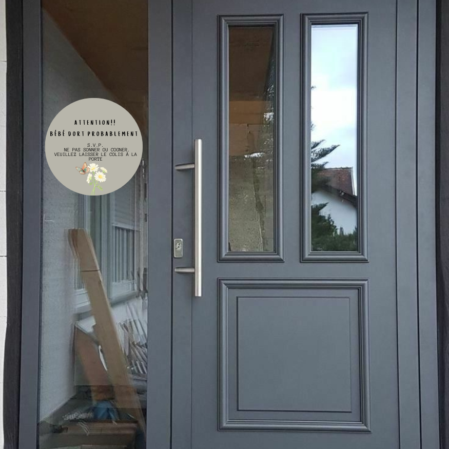 Collant bébé dort - floral/papillon