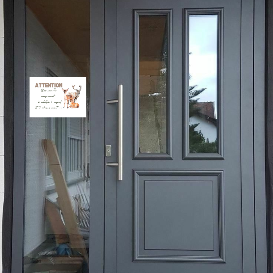 Collant urgence - nombre de membre de famille forêt